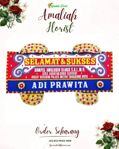Karangan Bunga Ucapan Selamat di Galala