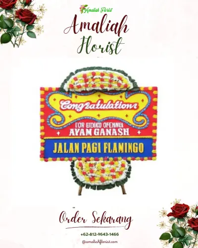 Bunga Papan Congratulation di Galala